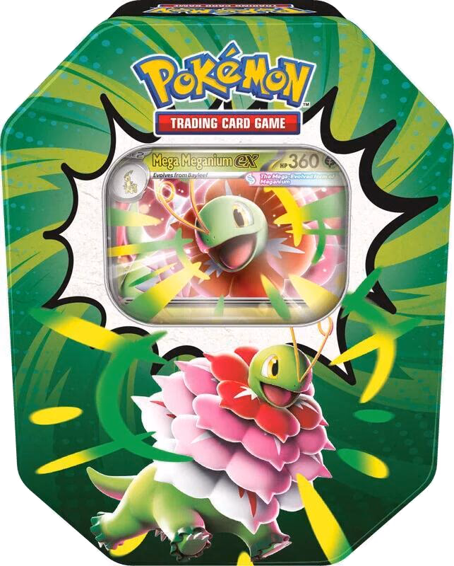 Pokemon Ascended Heroes Tin [Mega Meganium ex]