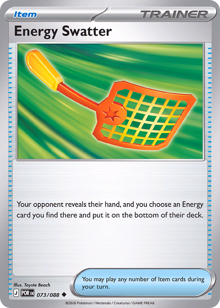 Energy Swatter Pokemon card (073/088, Perfect Order)