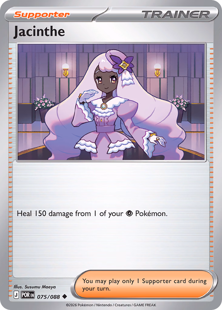 Jacinthe Pokemon card (075/088, Perfect Order)