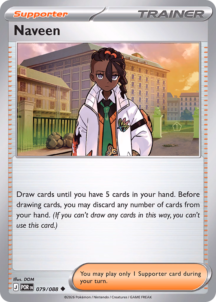 Naveen Pokemon card (079/088, Perfect Order)