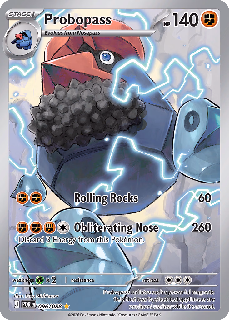 Probopass Pokemon card (096/088, Perfect Order)