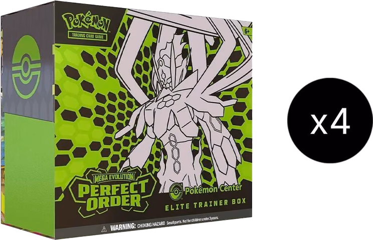 Pokemon Perfect Order Pokemon Center Elite Trainer Box Case