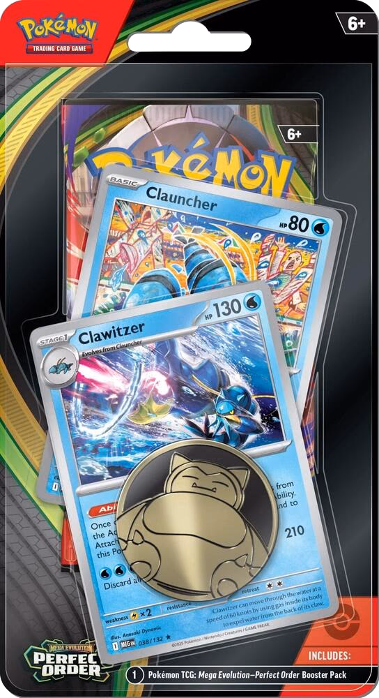 Pokemon Perfect Order Premium Checklane Blister [Clawitzer Line]