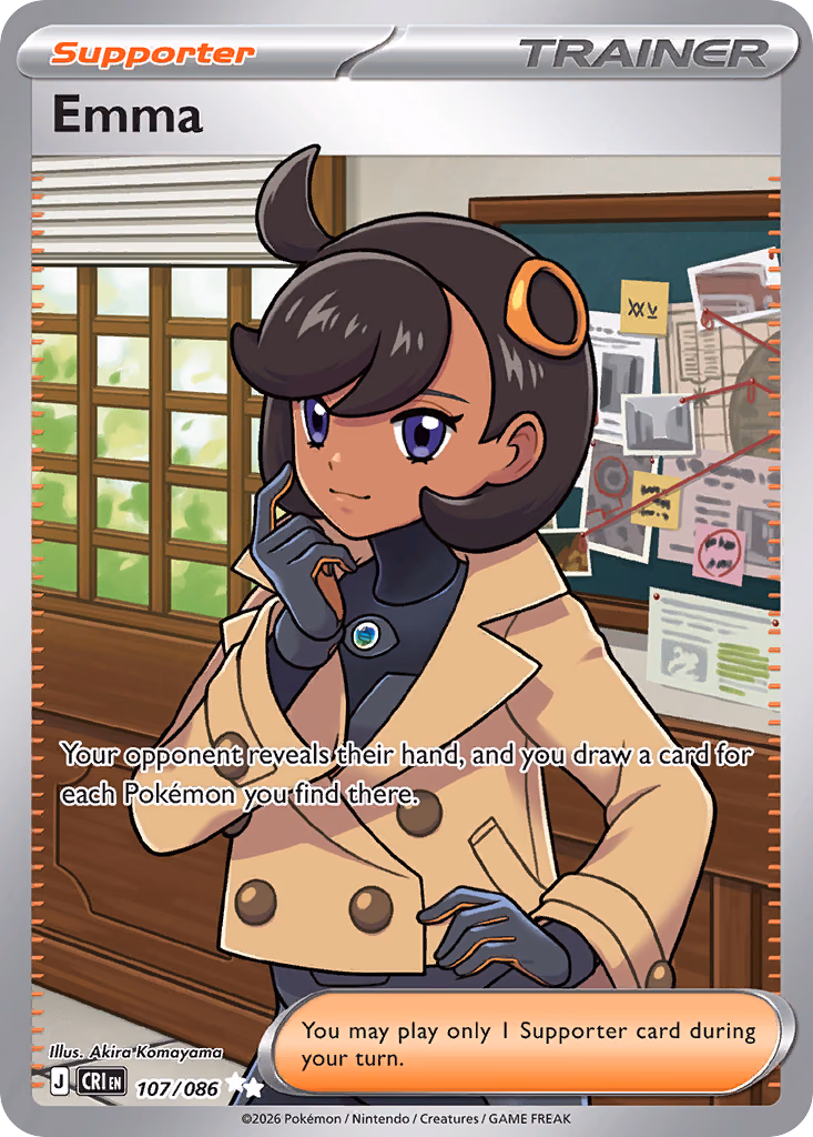 Emma Pokemon card (107/086, Chaos Rising)