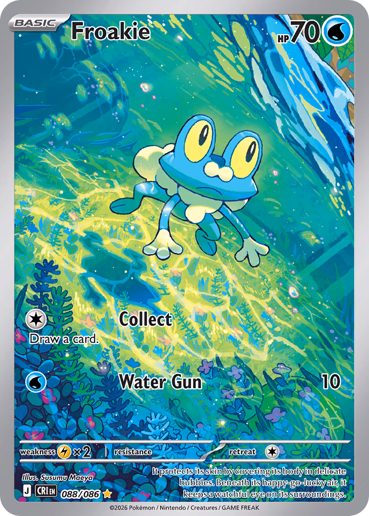 Froakie Pokemon card (088/086, Chaos Rising)