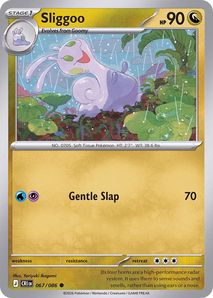 Sliggoo Pokemon card (067/086, Chaos Rising)
