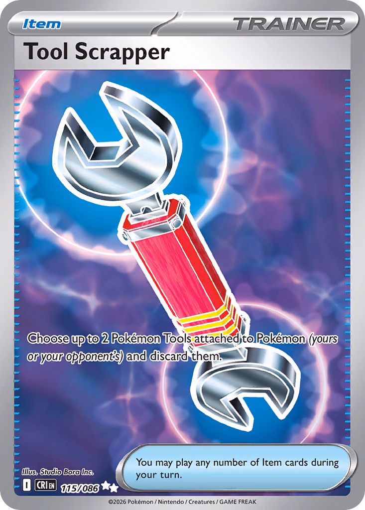 Tool Scrapper Pokemon card (115/086, Chaos Rising)