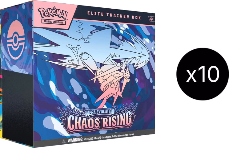 Pokemon Chaos Rising Elite Trainer Box Case