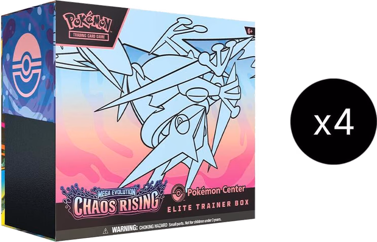 Pokemon Chaos Rising Pokemon Center Elite Trainer Box Case