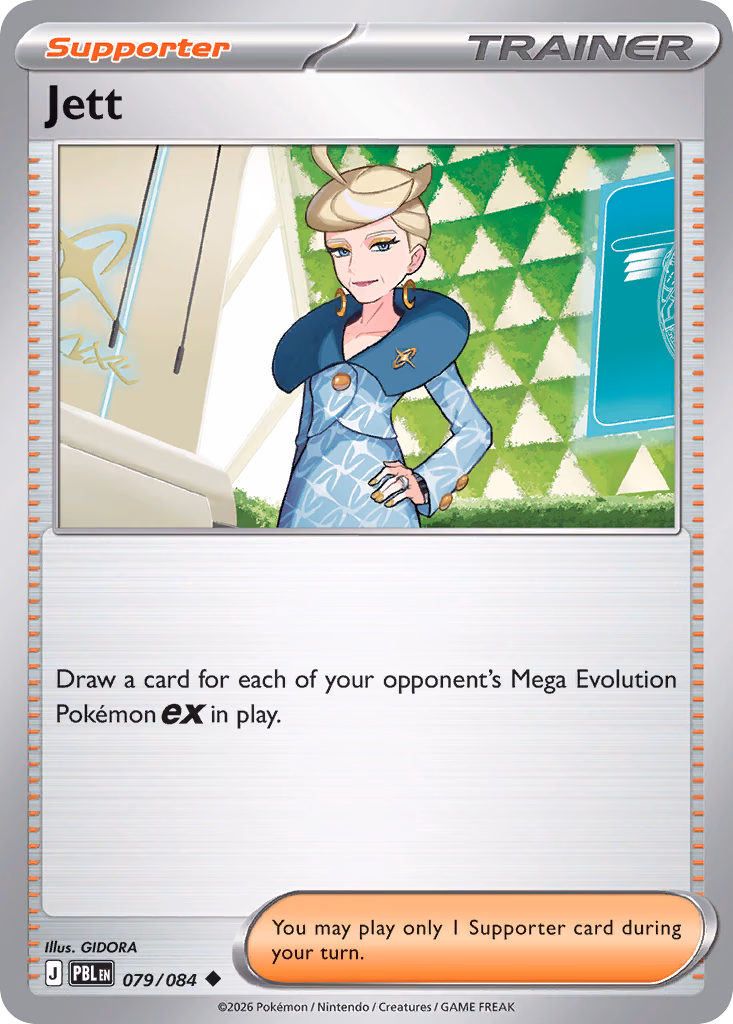 Jett Pokemon card (079/084, Pitch Black)