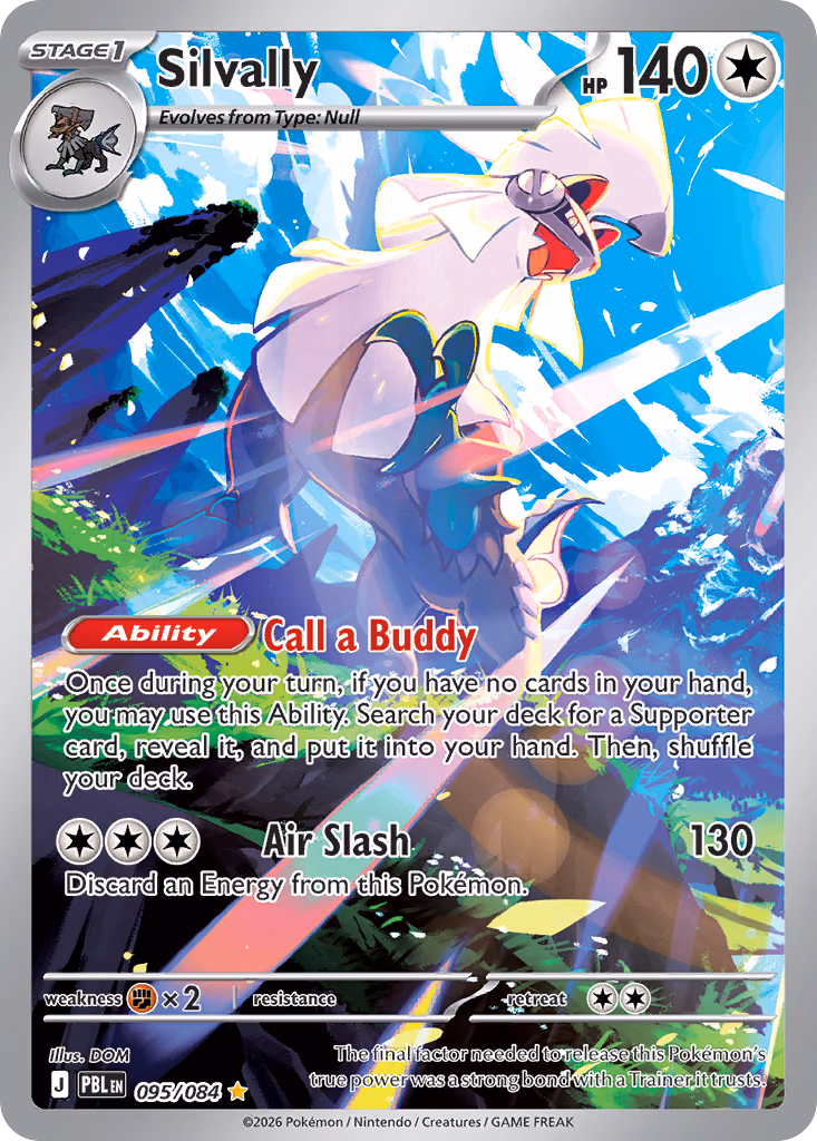 Silvally Pokemon card (095/084, Pitch Black)