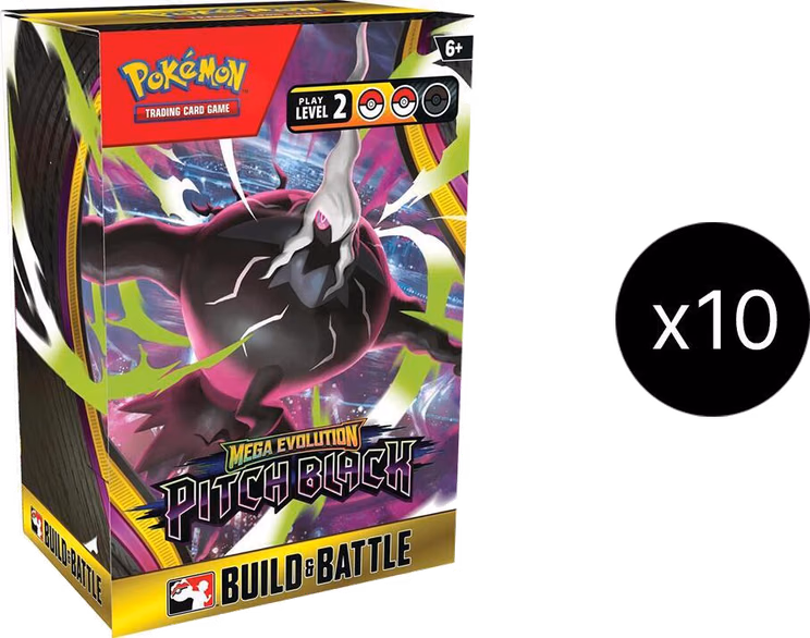 Pokemon Pitch Black Build & Battle Box Display