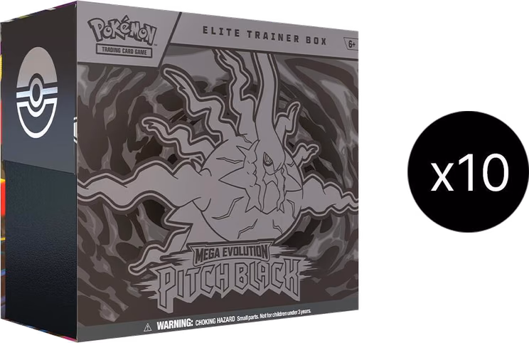 Pokemon Pitch Black Elite Trainer Box Case