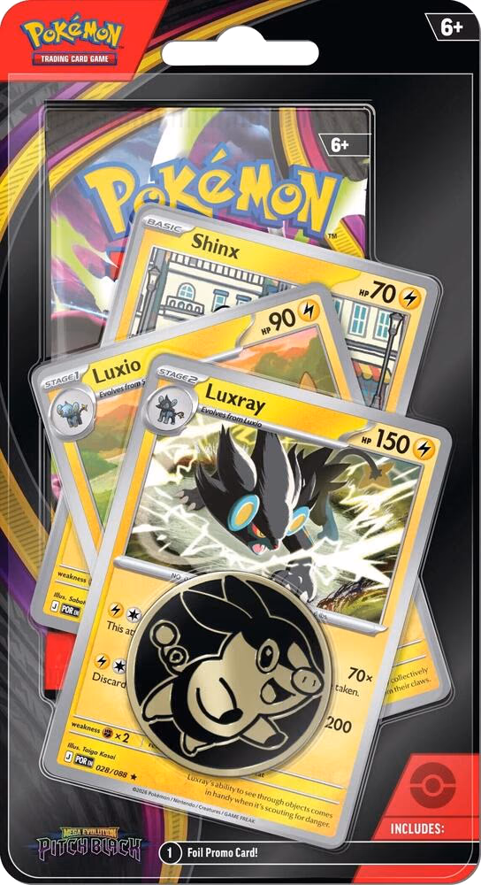 Pokemon Pitch Black Premium Checklane Blister [Luxray Line]