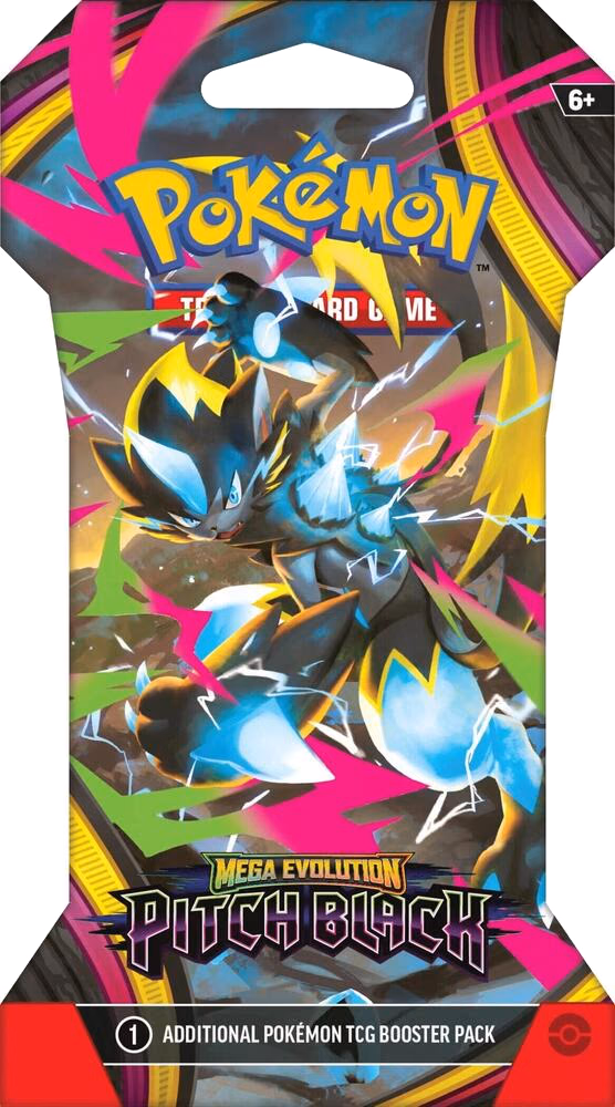 Pokemon Pitch Black Sleeved Booster Pack