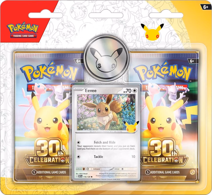 Pokemon 30th Celebration 2-Pack Blister