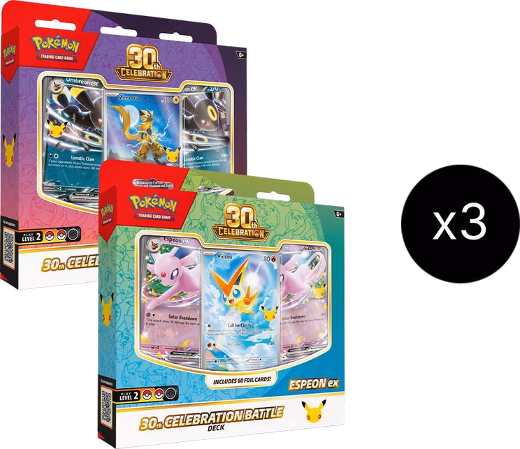 Pokemon 30th Celebration Battle Deck Case