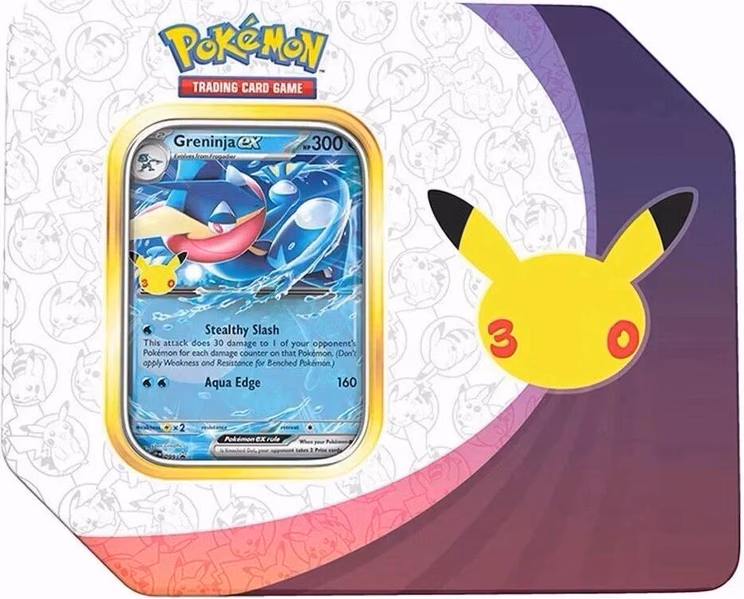 Pokemon 30th Celebration ex Tin [Greninja ex] (Retail Version)