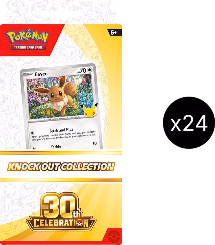 Pokemon 30th Celebration Knock Out Collection Case