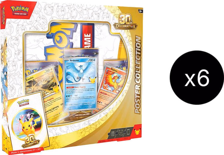 Pokemon 30th Celebration Poster Collection Case