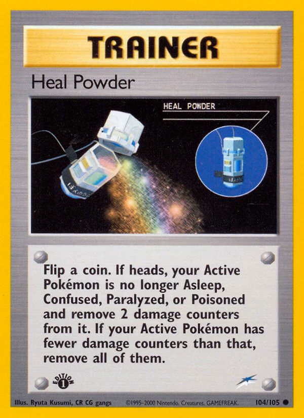 Heal Powder (Unlimited) Pokemon card (104/105, Neo Destiny)