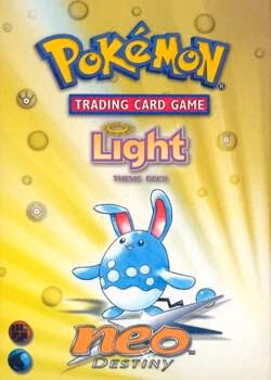 Pokemon Neo Destiny Theme Deck - "Light"