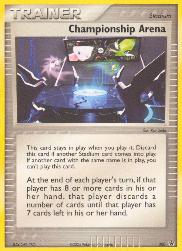 Championship Arena Pokemon card (028, Nintendo Black Star Promos)