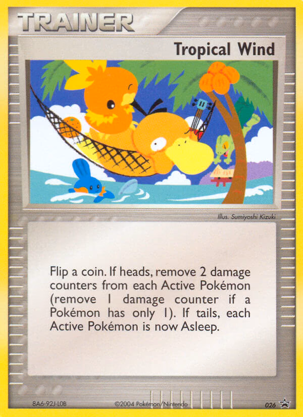 Tropical Wind Pokemon card (026, Nintendo Black Star Promos)