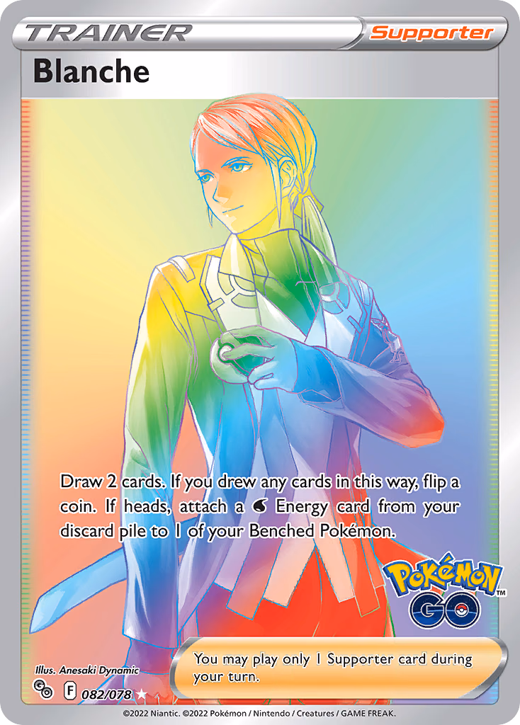 Blanche Pokemon card (082/078, Pokémon GO)