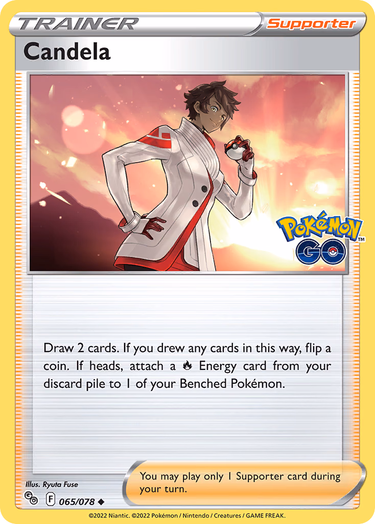 Candela Pokemon card (065/078, Pokémon GO)