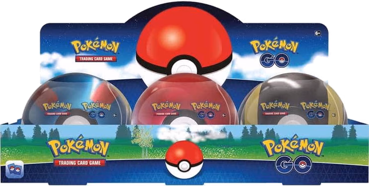 Pokemon Pokémon GO Pokemon GO Poke Ball Tin Display