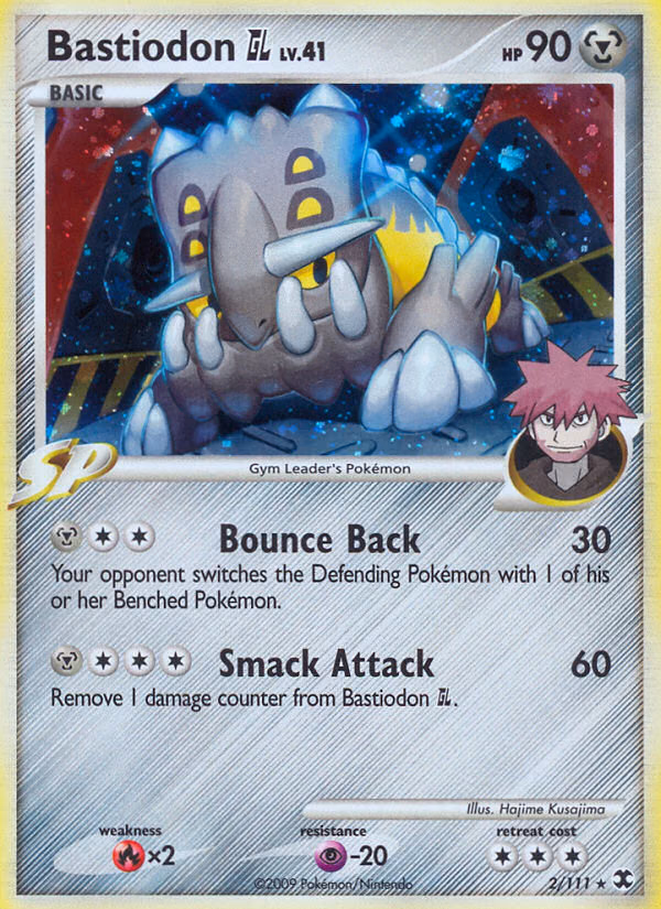 Bastiodon GL Pokemon card (2/111, Rising Rivals)