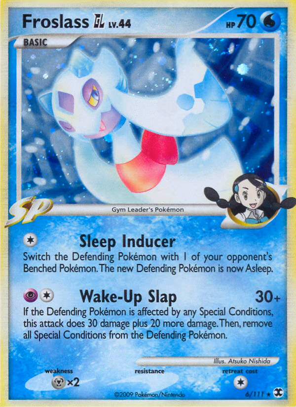 Froslass GL Pokemon card (6/111, Rising Rivals)