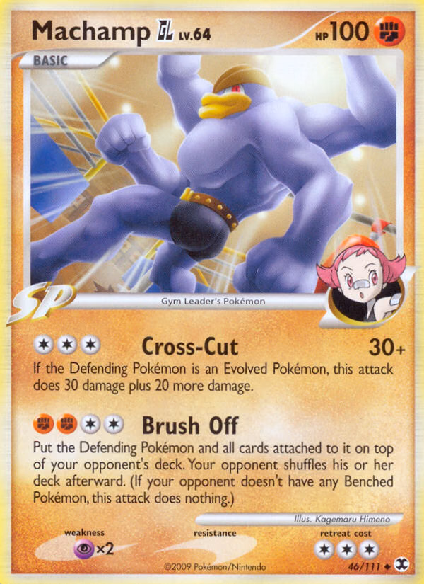 Machamp GL Pokemon card (46/111, Rising Rivals)
