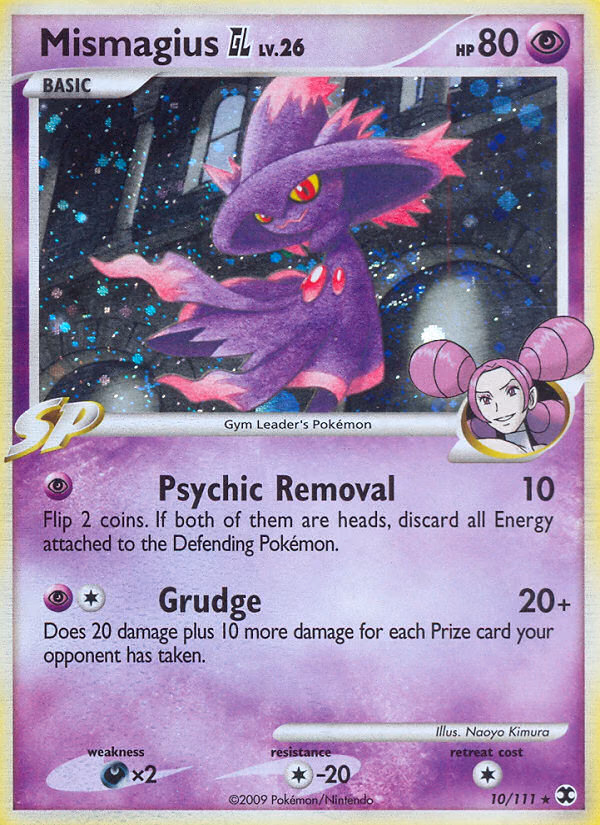 Mismagius GL Pokemon card (10/111, Rising Rivals)