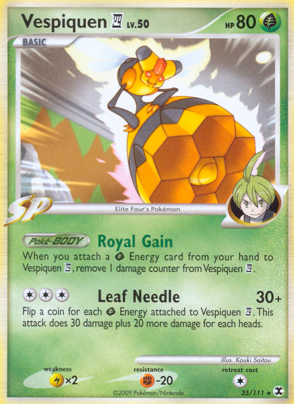 Vespiquen E4 Pokemon card (35/111, Rising Rivals)