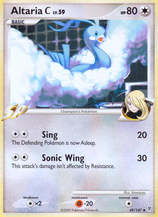 Altaria C Pokemon card (49/147, Supreme Victors)