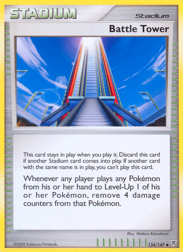 Battle Tower Pokemon card (134/147, Supreme Victors)