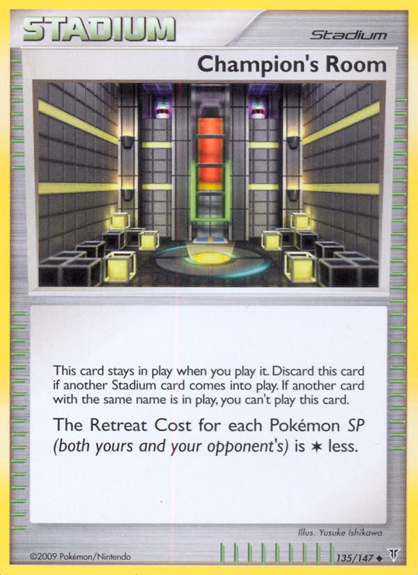Champion's Room Pokemon card (135/147, Supreme Victors)