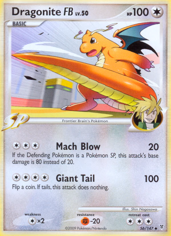 Dragonite FB Pokemon card (56/147, Supreme Victors)