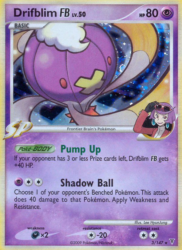 Drifblim FB Pokemon card (3/147, Supreme Victors)