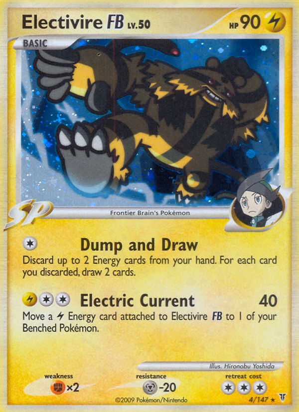 Electivire FB Pokemon card (4/147, Supreme Victors)