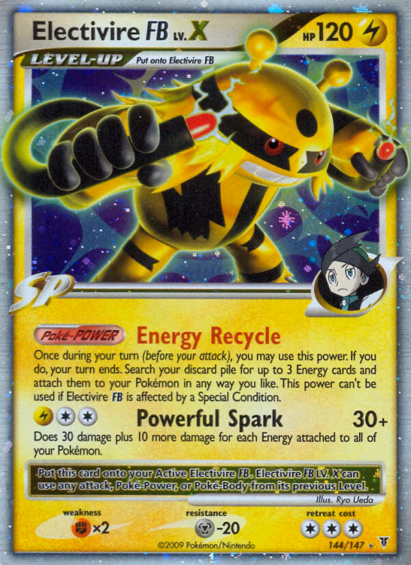 Electivire FB LV.X Pokemon card (144/147, Supreme Victors)