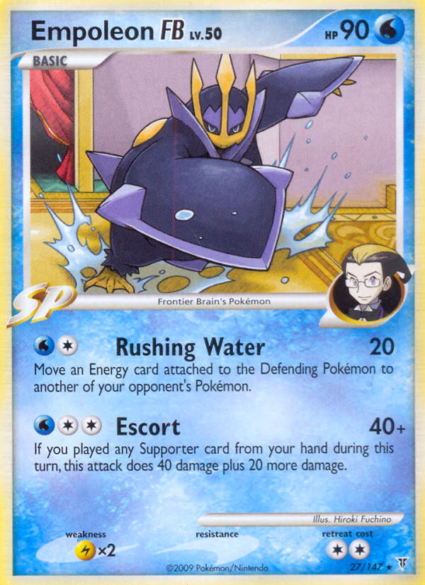 Empoleon FB Pokemon card (27/147, Supreme Victors)