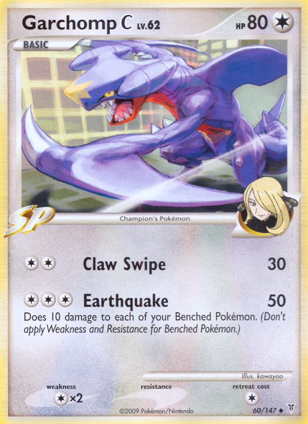 Garchomp C Pokemon card (60/147, Supreme Victors)