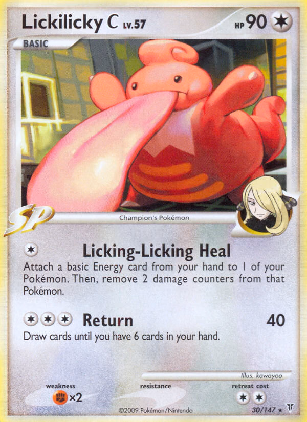 Lickilicky C Pokemon card (30/147, Supreme Victors)