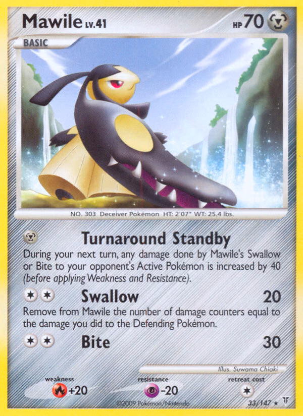 Mawile Pokemon card (33/147, Supreme Victors)