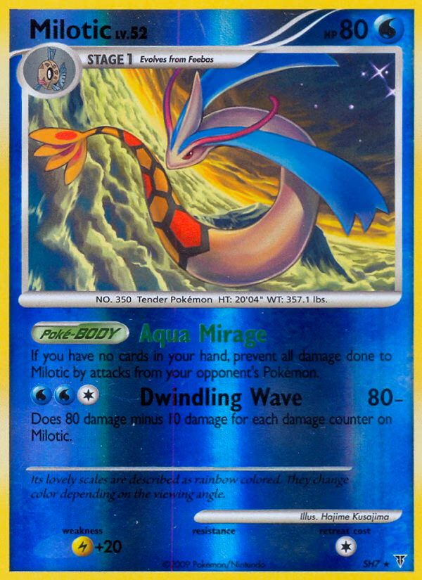 Milotic Pokemon card (SH7/SH3, Supreme Victors)