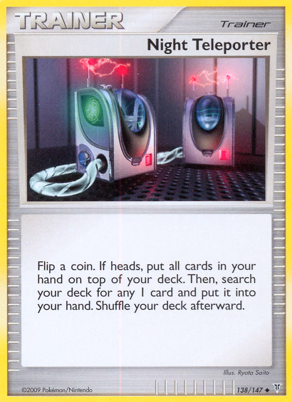 Night Teleporter Pokemon card (138/147, Supreme Victors)