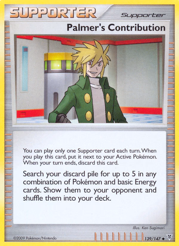 Palmer's Contribution Pokemon card (139/147, Supreme Victors)